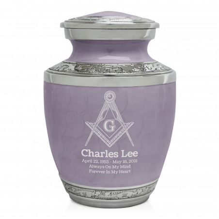 Masonic Sharing Urn - Regal Purple