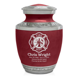 Firefighter Sharing Urn - Rose Red