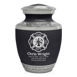 Firefighter Sharing Urn - Ebony Black
