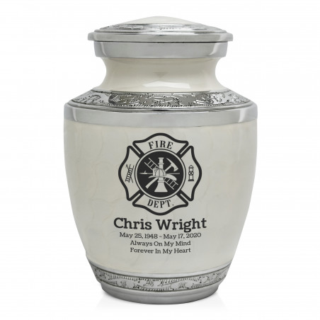 Firefighter Sharing Urn - Radiant White
