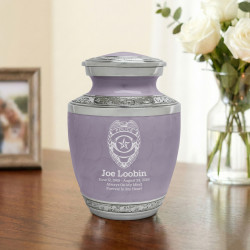Police Sharing Urn - Regal Purple
