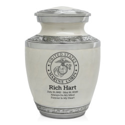 Marines Sharing Urn - Radiant White