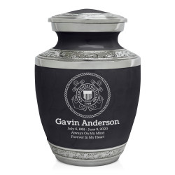 Coast Guard Sharing Urn - Ebony Black