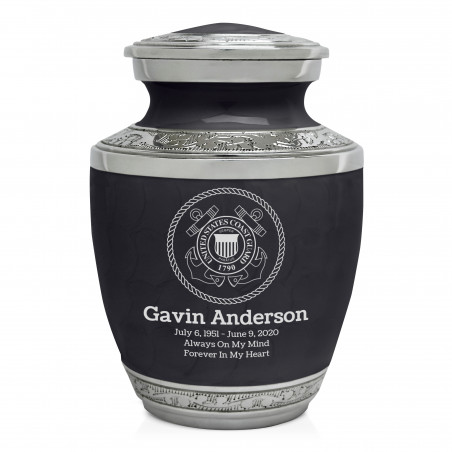 Coast Guard Sharing Urn - Ebony Black