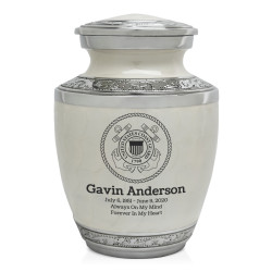Coast Guard Sharing Urn - Radiant White