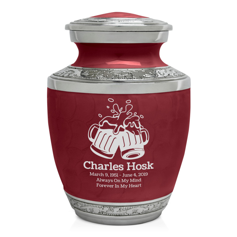 Beer Sharing Urn - Rose Red