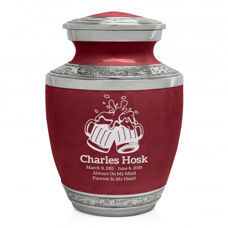 Beer Sharing Urn - Rose Red