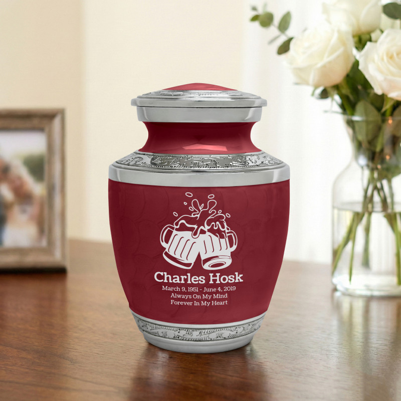 Beer Sharing Urn - Rose Red