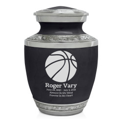 Basketball Sharing Urn - Ebony Black