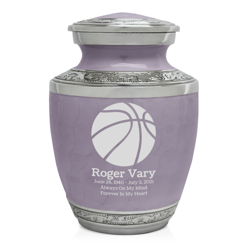Basketball Sharing Urn - Regal Purple