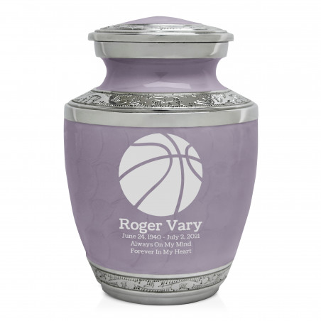Basketball Sharing Urn - Regal Purple