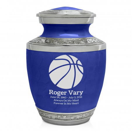 Basketball Sharing Urn - Royal Blue