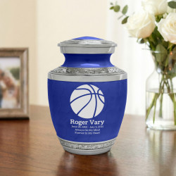 Basketball Sharing Urn - Royal Blue