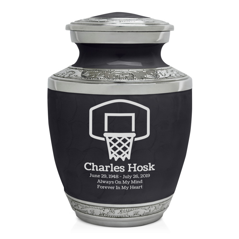 Basketball Hoop Sharing Urn - Ebony Black