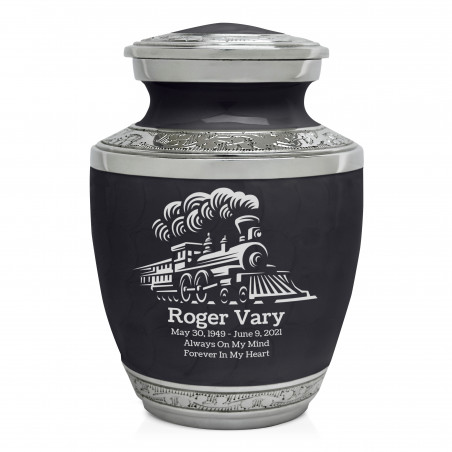 Train Sharing Urn - Ebony Black