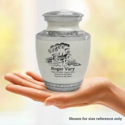 Train Sharing Urn - Radiant White
