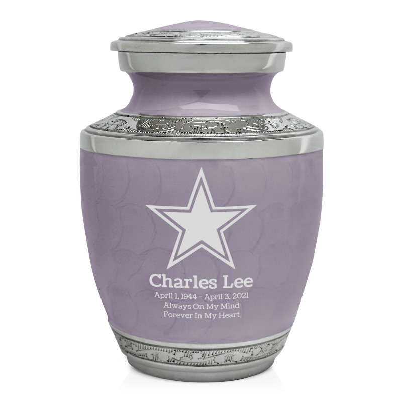 Dallas Star Sharing Urn - Regal Purple