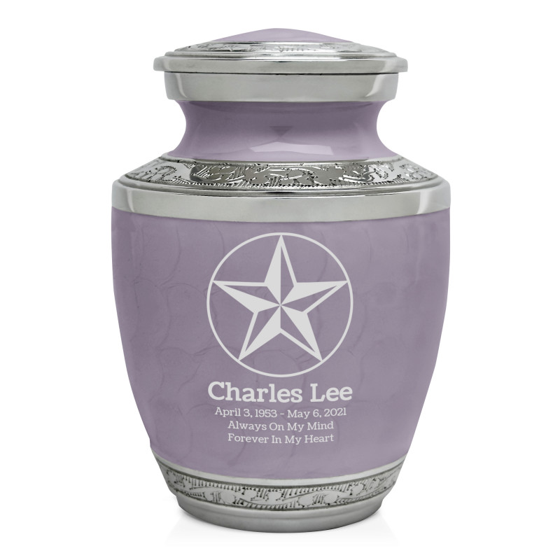 Texas Star Sharing Urn - Regal Purple