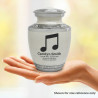 Music Note Sharing Urn - Radiant White
