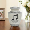 Music Note Sharing Urn - Radiant White