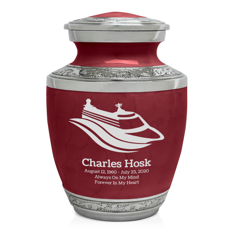 Cruise Ship Sharing Urn - Rose Red