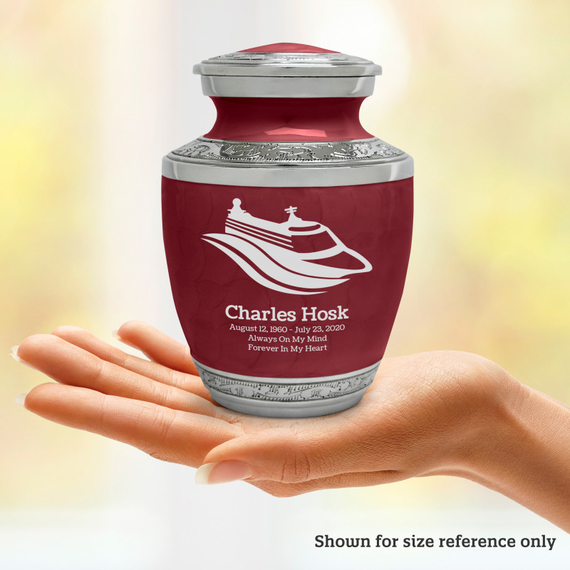 Cruise Ship Sharing Urn - Rose Red