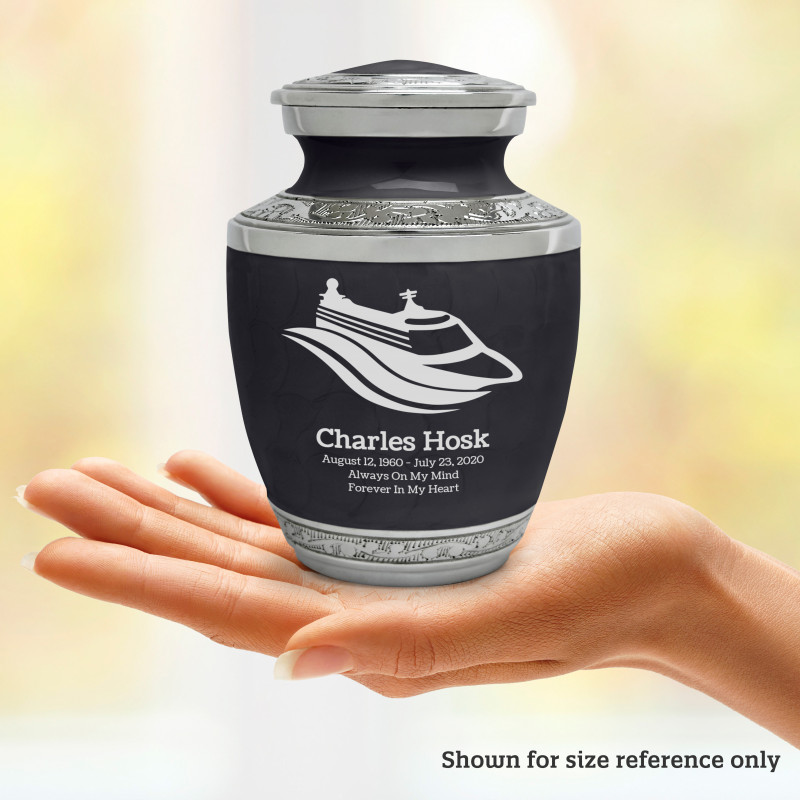 Cruise Ship Sharing Urn - Ebony Black