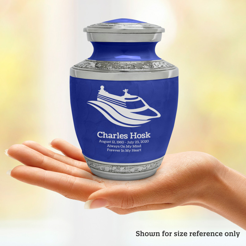 Cruise Ship Sharing Urn - Royal Blue