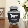 Horse Sharing Urn - Ebony Black
