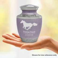 Horse Sharing Urn - Regal Purple