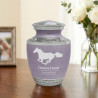 Horse Sharing Urn - Regal Purple