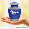 Horse Sharing Urn - Royal Blue
