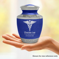 Caduceus Sharing Urn - Royal Blue