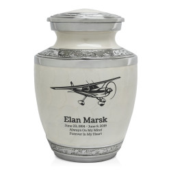 Plane Sharing Urn - Radiant White