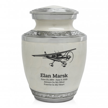 Airplane Sharing Urn - Radiant White
