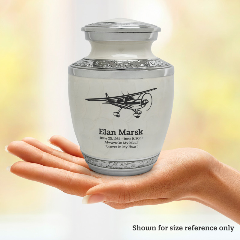 Plane Sharing Urn - Radiant White