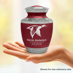 Duck Sharing Urn - Rose Red