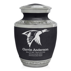 Duck Sharing Urn - Ebony Black