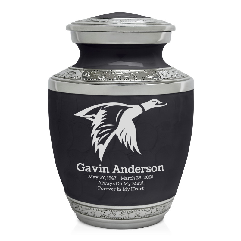 Duck Sharing Urn - Ebony Black