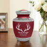 Antlers Sharing Urn - Rose Red