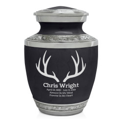 Antlers Sharing Urn - Ebony Black