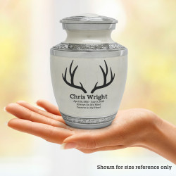 Antlers Sharing Urn - Radiant White