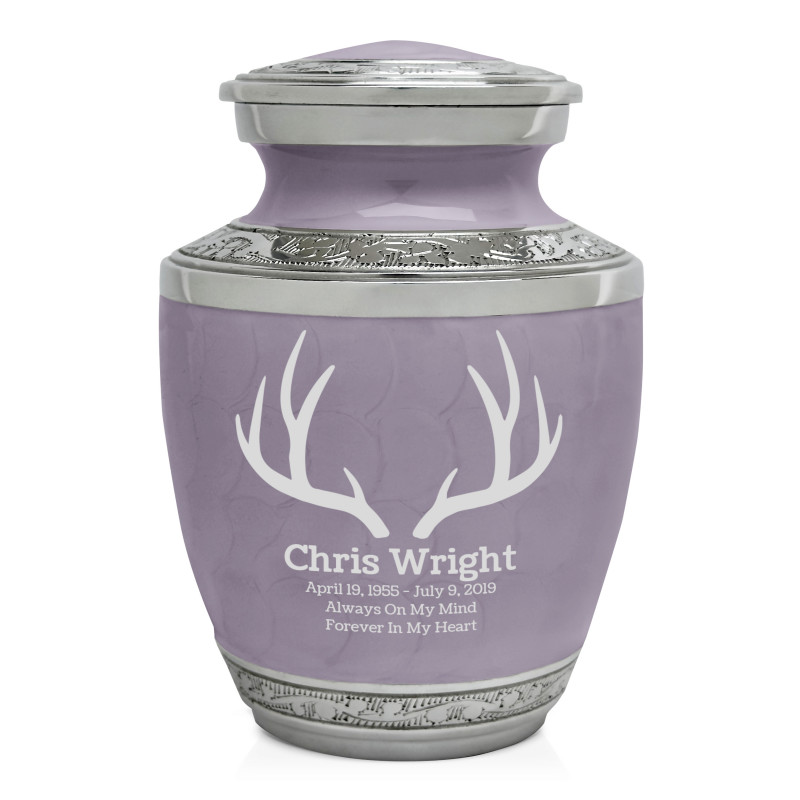 Antlers Sharing Urn - Regal Purple