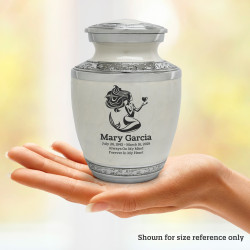 Mermaid Sharing Urn - Radiant White