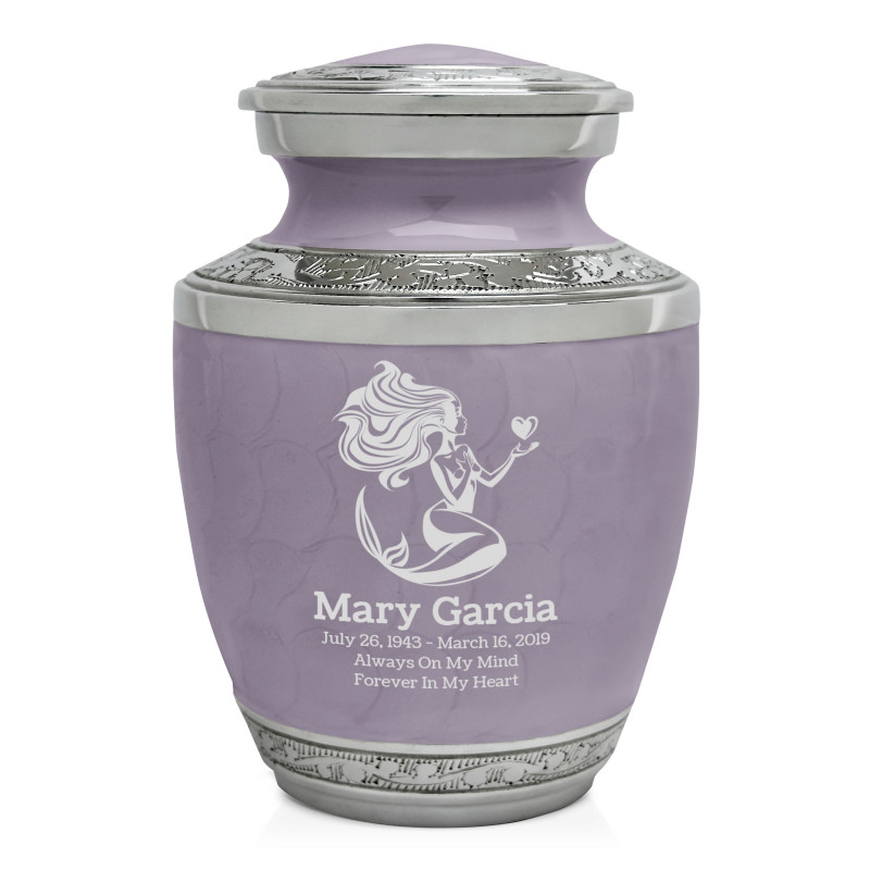 Mermaid Sharing Urn - Regal Purple