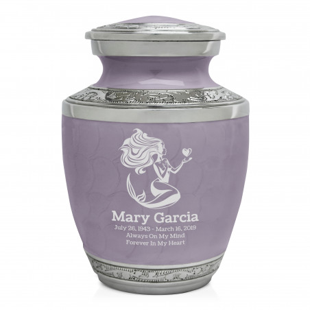 Mermaid Sharing Urn - Regal Purple