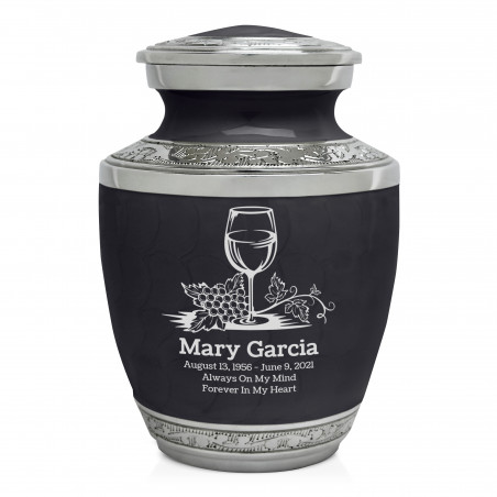 Wine Sharing Urn - Ebony Black