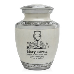 Wine Sharing Urn - Radiant White