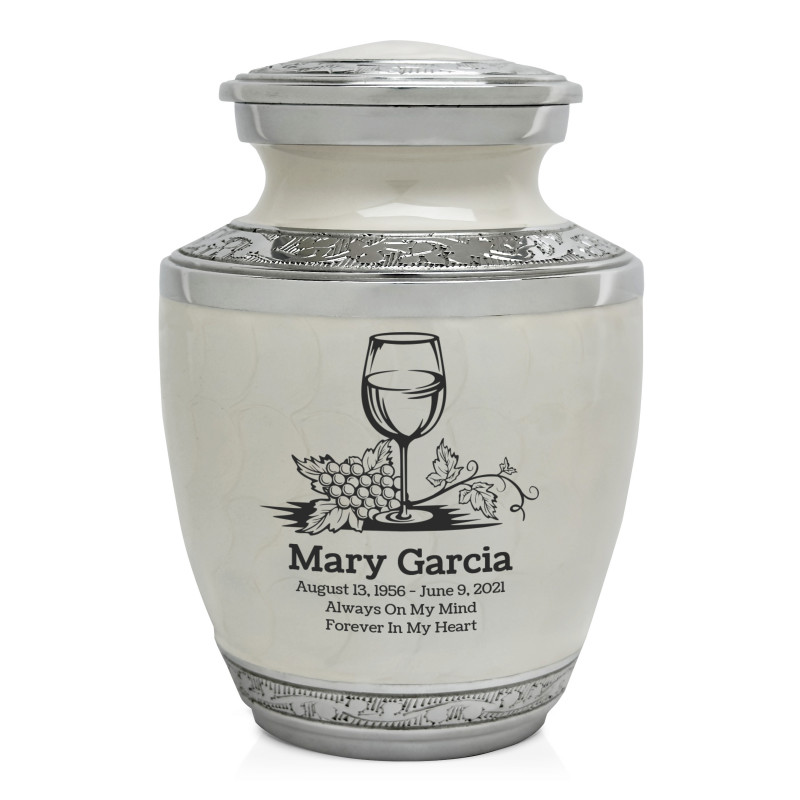Wine Sharing Urn - Radiant White