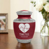 Autism Puzzle Sharing Urn - Rose Red
